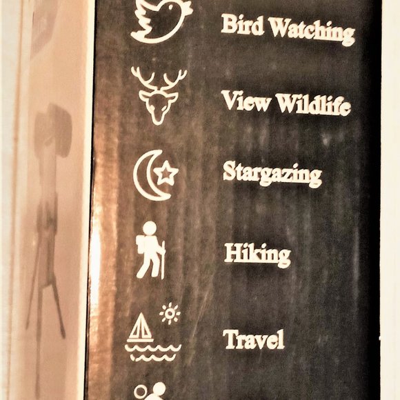 ADASION 12X42 HD POWERFUL BLACK BINOCULARS WATERPROOF LENS & TRIPOD NEW - Picture 8 of 8